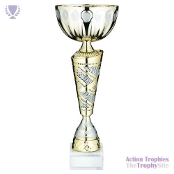 Gold/Matt Silver Trophy Cup 14.25in