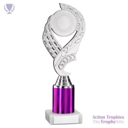 Silver/Purple 'Olympic' Holder 9in
