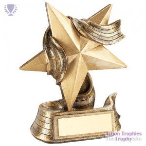 Brz/Gold Star & Ribbon Award 5.5in