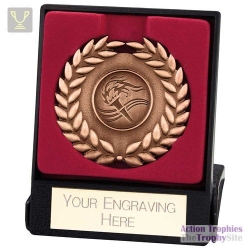 Elation Bronze Wreath Medallion & Box 85mm