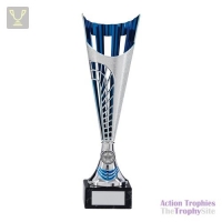 Garrison Plastic Laser Cut Cup Silver & Blue 350mm