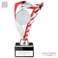 Frenzy Multisport Trophy Silver & Red 195mm