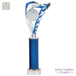 Frenzy Multisport Tube Trophy Silver & Blue 340mm