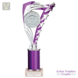 Frenzy Multisport Tube Trophy Silver & Purple 265mm