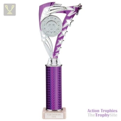 Frenzy Multisport Tube Trophy Silver & Purple 315mm