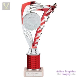 Frenzy Multisport Tube Trophy Silver & Red 240mm