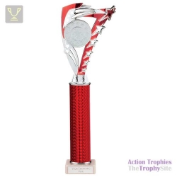Frenzy Multisport Tube Trophy Silver & Red 365mm