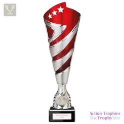 Hurricane Altitude Plastic Cup Silver & Red 310mm