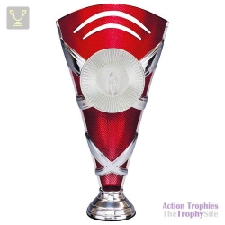 X Factors Multisport Cup Silver & Red 215mm