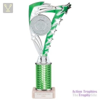 Frenzy Multisport Tube Trophy Silver & Green 265mm