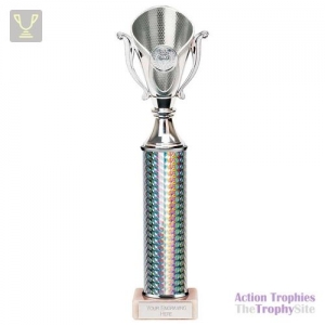 Wizard Plastic Trophy Silver 340mm