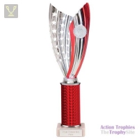 Glamstar Plastic Trophy Red 330mm