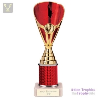 Rising Stars Plastic Trophy Red 230mm