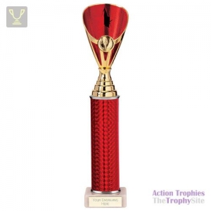 Rising Stars Plastic Trophy Red 330mm