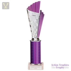 Flash Plastic Trophy Purple 315mm