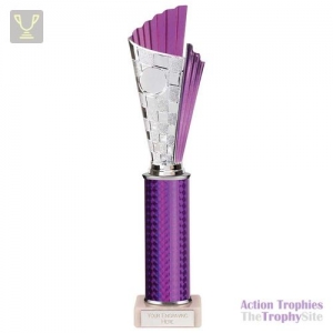 Flash Plastic Trophy Purple 340mm