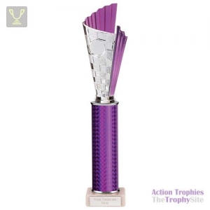 Flash Plastic Trophy Purple 365mm