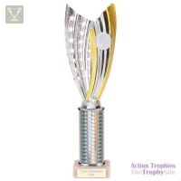 Glamstar Plastic Trophy Silver 330mm