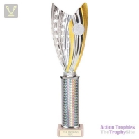 Glamstar Plastic Trophy Silver 355mm